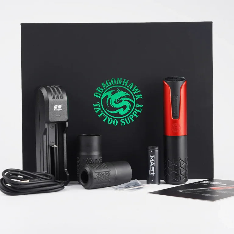 Dragonhawk Wireless Tattoo Machine Rotary Pen with Replaceable Batteries | Armor
