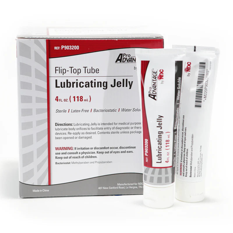 Lubricating Jelly Flip Tube - Sterile - 4oz. Tube