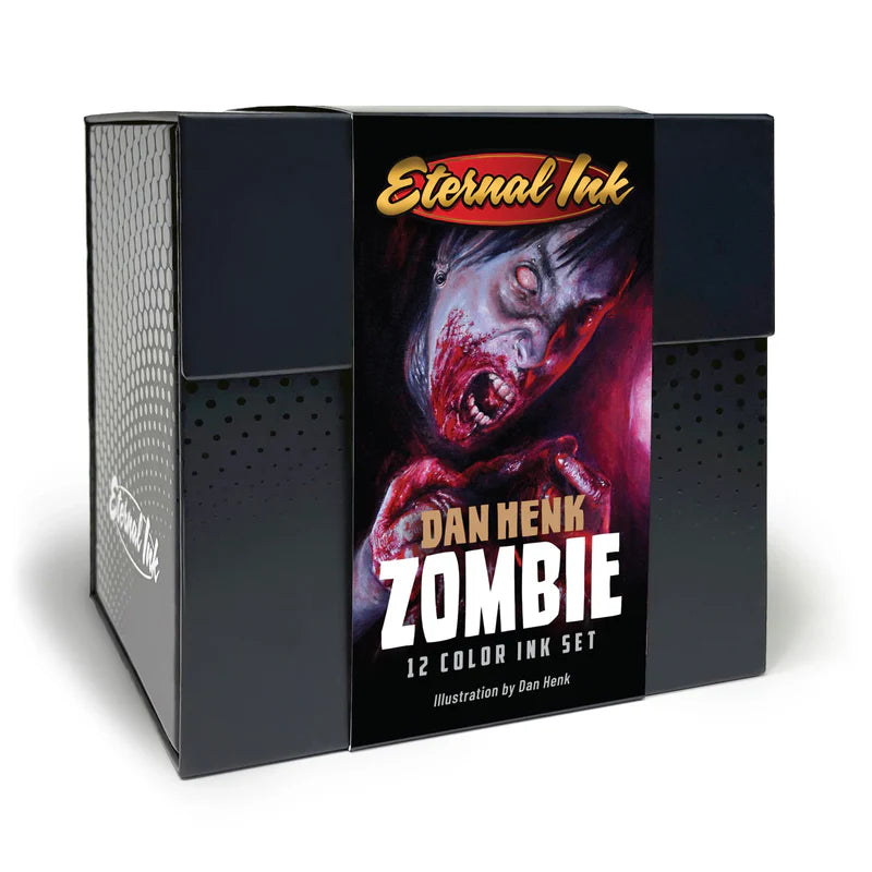Eternal Tattoo Ink — 12 1oz Bottles —Zombie Color Set