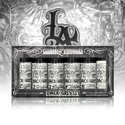 Eternal Tattoo Ink — 6 4oz Bottles—Bishop x Mister Cartoon Ink Set
