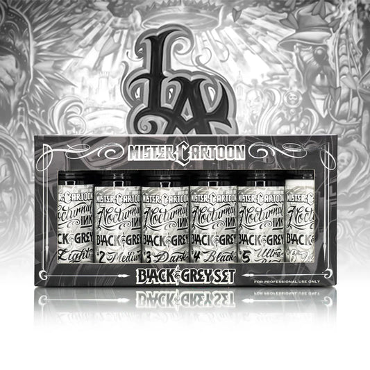 Eternal Tattoo Ink — 6 4oz Bottles—Bishop x Mister Cartoon Ink Set