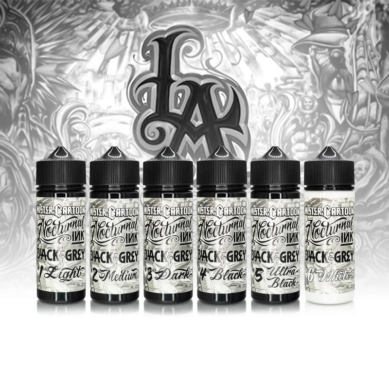Eternal Tattoo Ink — 6 4oz Bottles—Bishop x Mister Cartoon Ink Set