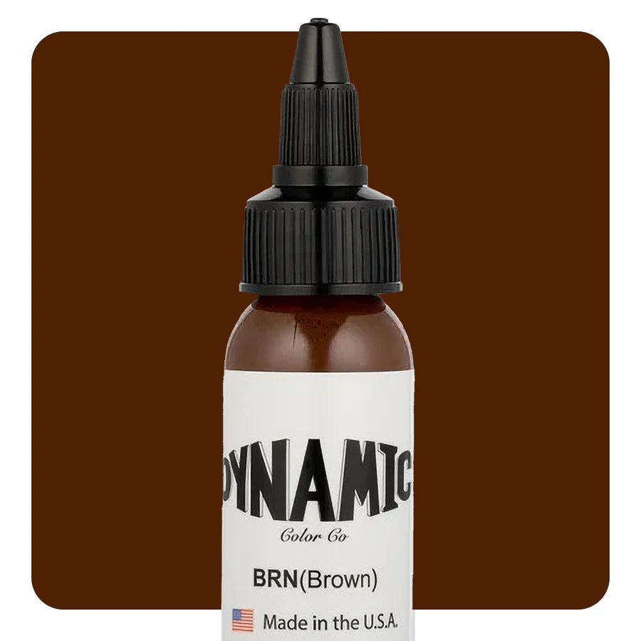 Dynamic Brown Tattoo Ink - 1oz. Bottle