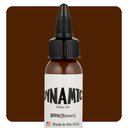 Dynamic Brown Tattoo Ink - 1oz. Bottle