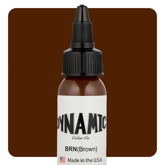 Dynamic Brown Tattoo Ink - 1oz. Bottle