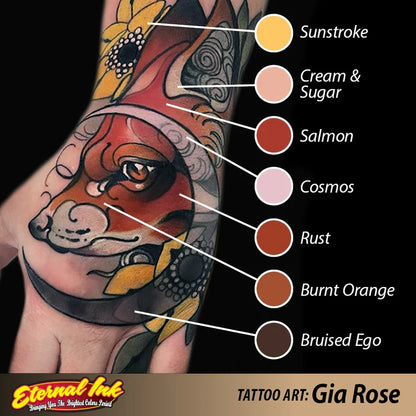 Eternal Ink - Muted Earth Tones - Burnt Orange