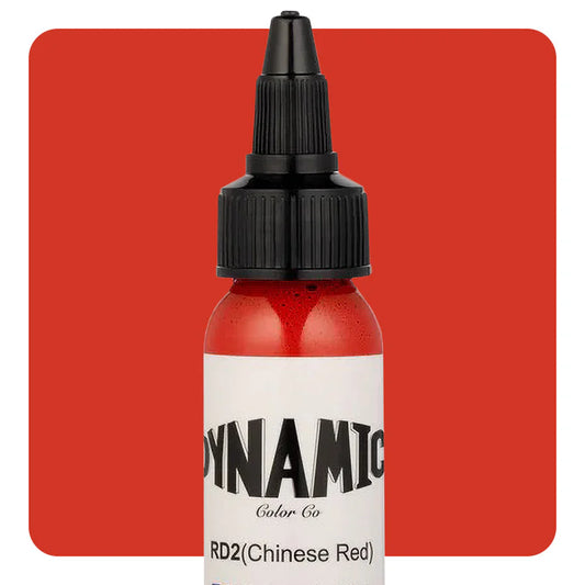 Dynamic Chinese Red Tattoo Ink - 1oz. Bottle