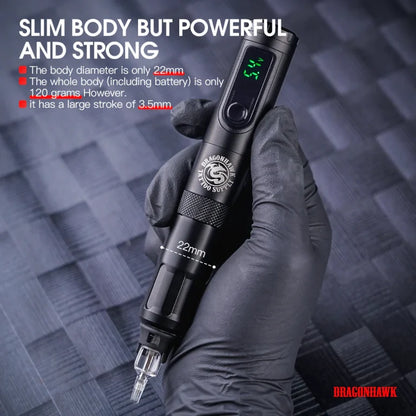 Dragonhawk Wireless Tattoo Machine Pen | X4