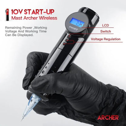 Dragonhawk Wireless Tattoo Machine With 3.5MM/4.2MM Stroke | Mast Archer