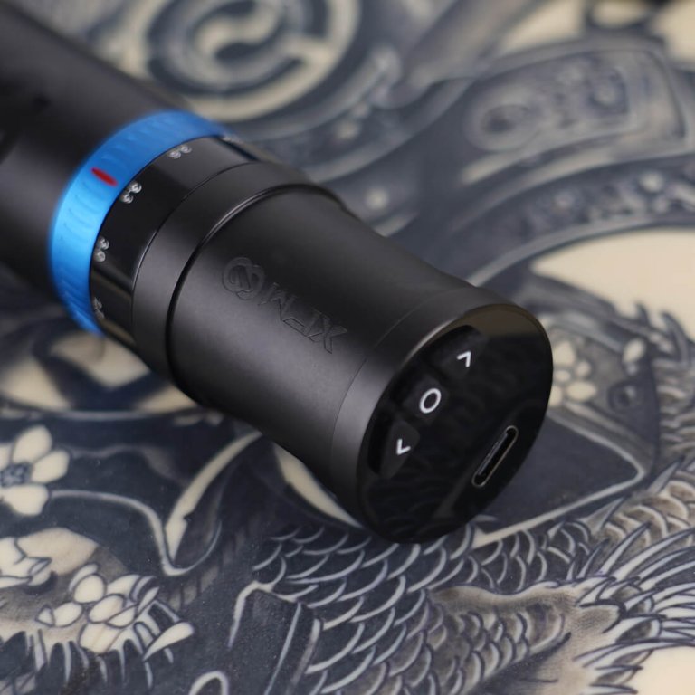 Dragonhawk Wireless Tattoo Pen Machine 2.4-4.2MM Strokes Fast Charging | WJX W3