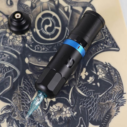 Dragonhawk Wireless Tattoo Pen Machine 2.4-4.2MM Strokes Fast Charging | WJX W3