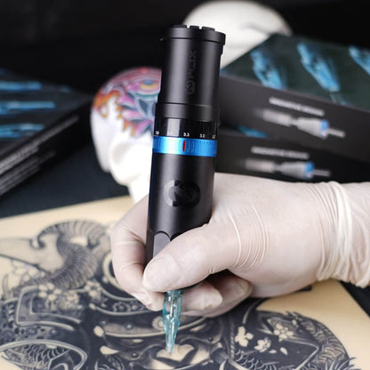 Dragonhawk Wireless Tattoo Pen Machine 2.4-4.2MM Strokes Fast Charging | WJX W3