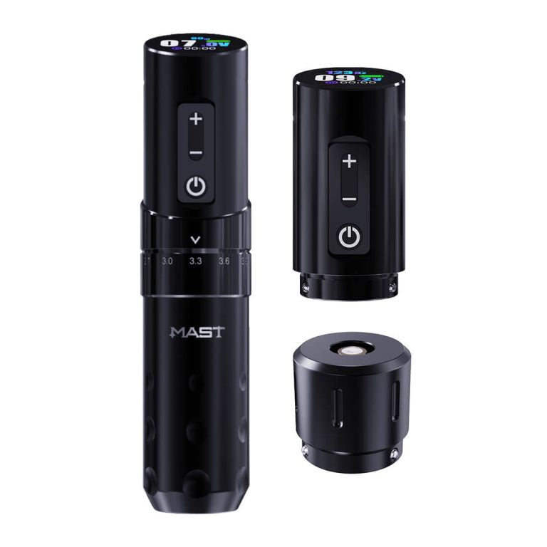 Dragonhawk Wireless Tattoo Pen Machine 2.4-4.2MM Strokes Length | Mast Flip 3