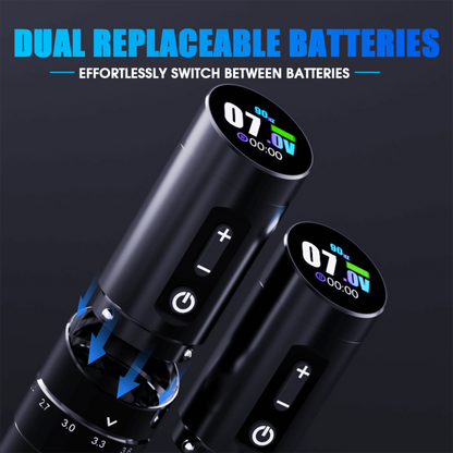 Dragonhawk Wireless Tattoo Pen Machine 2.4-4.2MM Strokes Length | Mast Flip 3