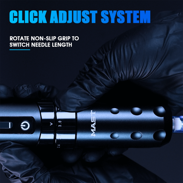 Dragonhawk Wireless Tattoo Pen Machine 2.4-4.2MM Strokes Length | Mast Flip 3