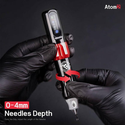 Dragonhawk Wireless Tattoo Pen Machine 2.8 MM Stroke | Atom 2