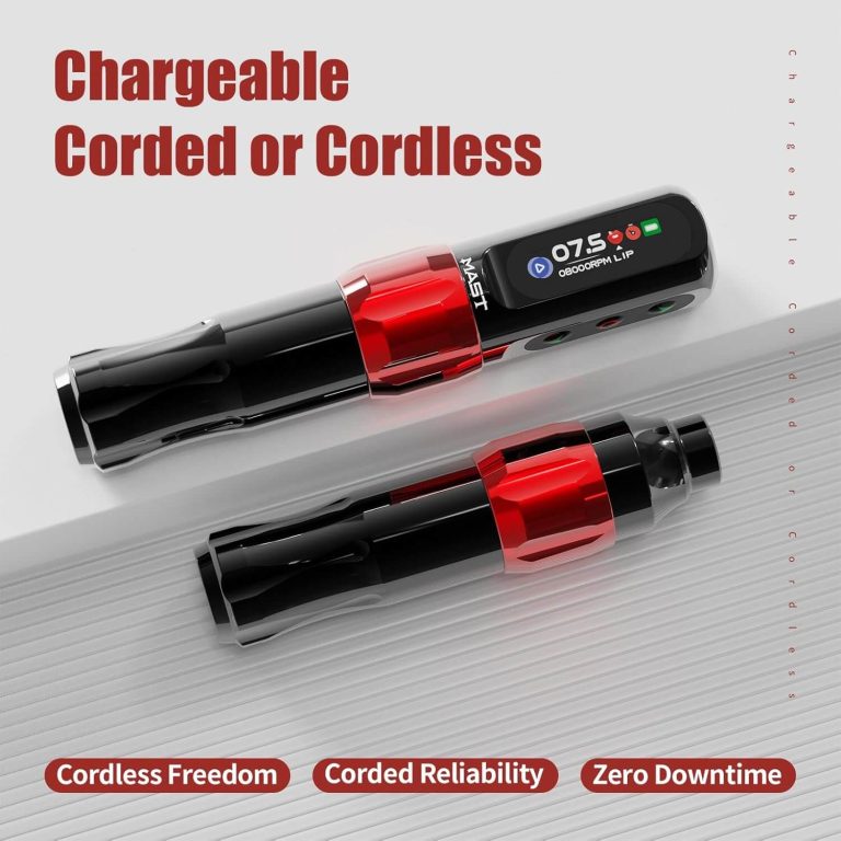 Dragonhawk Wireless Tattoo Pen Machine 3.5MM Strokes Length | Mast Tour 2 Pro