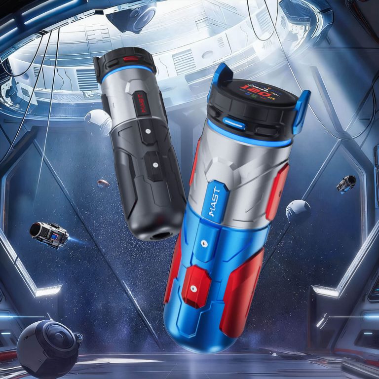 Dragonhawk Wireless Tattoo Pen Machine 4.2MM Strokes Length | Mast Racer Pro Armor Edition (2 Batteries ver.)