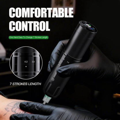 Dragonhawk Wireless Tattoo Pen Machine 7 Strokes Length | L2 Pro