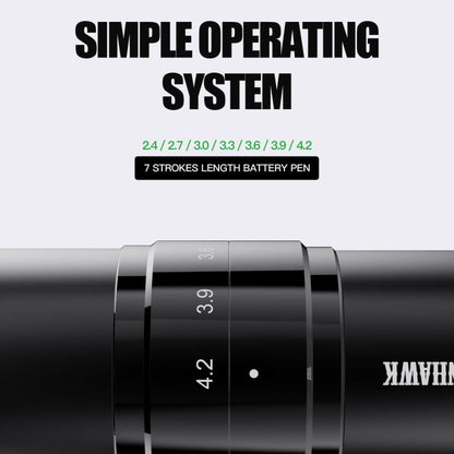 Dragonhawk Wireless Tattoo Pen Machine 7 Strokes Length | L2 Pro