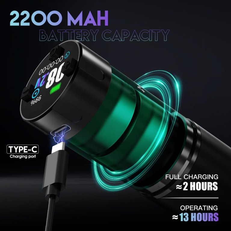 Dragonhawk Wireless Tattoo Pen Machine with 3.5MM Stroke 2200mAh | Mast A1 Pro