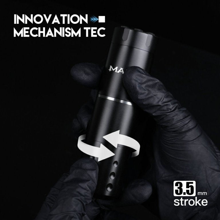 Dragonhawk Wireless Tattoo Pen Machine with 3.5MM Stroke 2200mAh | Mast A1 Pro