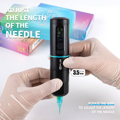 Dragonhawk Wireless Tattoo Pen Machine with 3.5MM Stroke Two Batteries | WJX W4