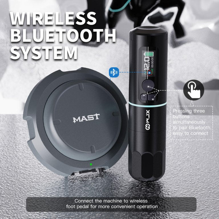 Dragonhawk Wireless Tattoo Pen Machine with 3.5MM Stroke Two Batteries | WJX W4