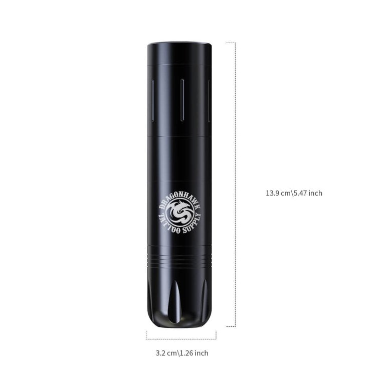 Dragonhawk Wireless Tattoo Pen Machine with 3.5MM Stroke | X3 Pro (2 Batteries ver.)