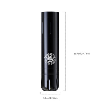 Dragonhawk Wireless Tattoo Pen Machine with 3.5MM Stroke | X3 Pro (2 Batteries ver.)