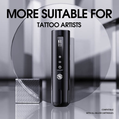 Dragonhawk Wireless Tattoo Pen Machine with 3.5MM stroke Brushless Motor 5000mAh | X10