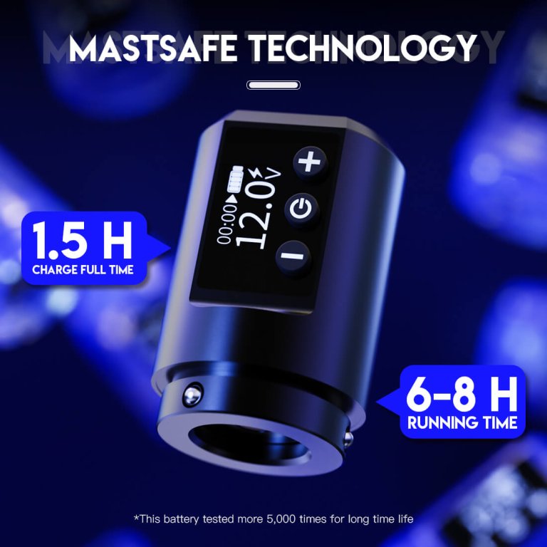 Dragonhawk Wireless Tattoo Pen Machine with 3.6MM Stroke Fast-Charging | Mast Mini
