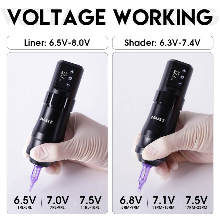 Dragonhawk Wireless Tattoo Pen Machine with 3.6MM Stroke Fast-Charging | Mast Mini