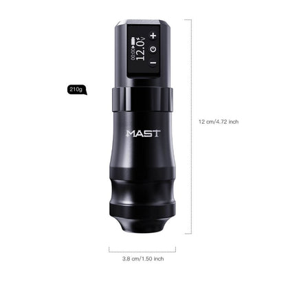 Dragonhawk Wireless Tattoo Pen Machine with 3.6MM Stroke Fast-Charging | Mast Mini
