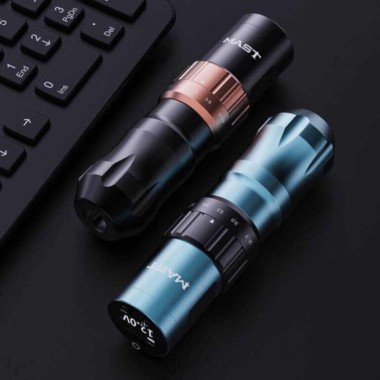 Dragonhawk Wireless Tattoo Pen Machine with 7 Stroke Length | Mast Fold 2