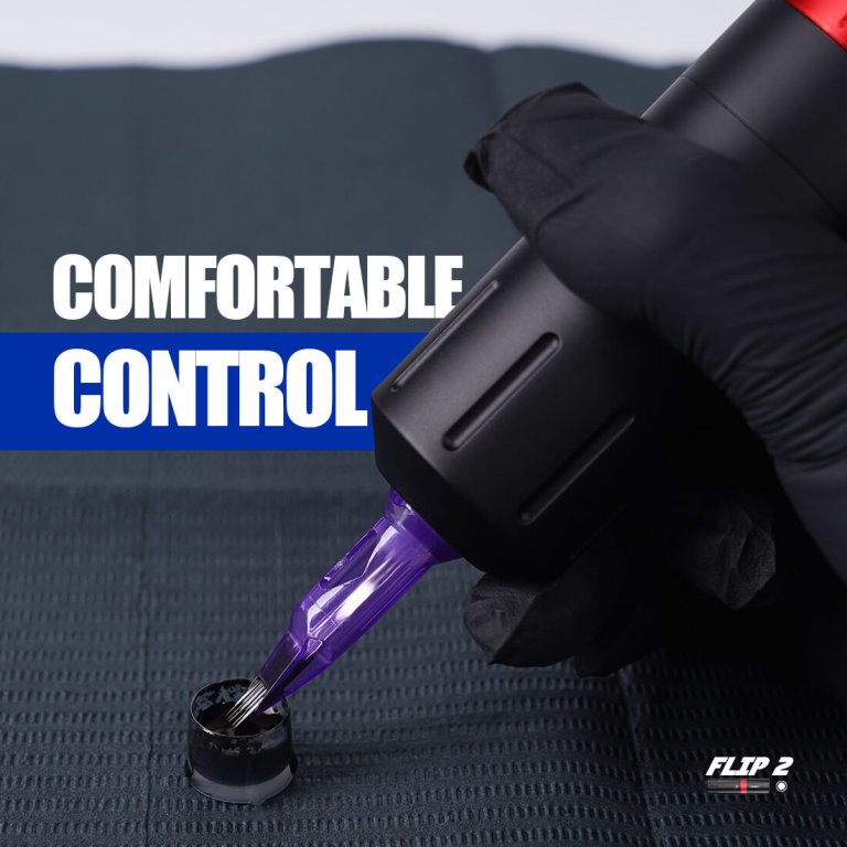 Dragonhawk Wireless Tattoo Pen Machine with 7 Strokes Rechangeable | Mast Flip 2