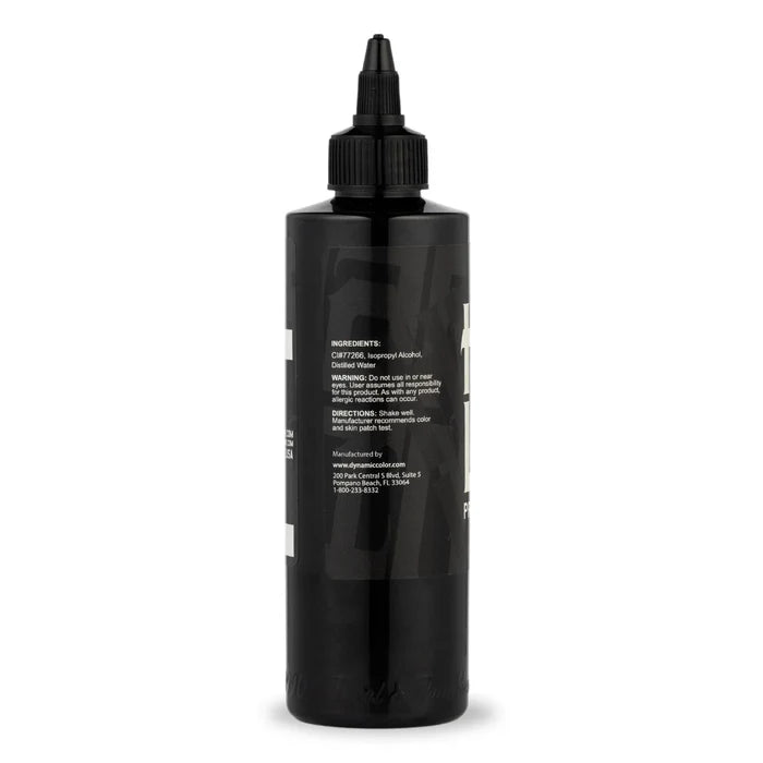 Dynamic Black Hardline Tattoo Ink — 8oz Bottle