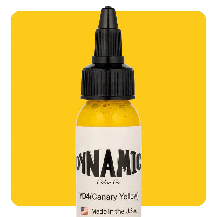 Dynamic Canary Yellow Tattoo Ink - 1oz. Bottle