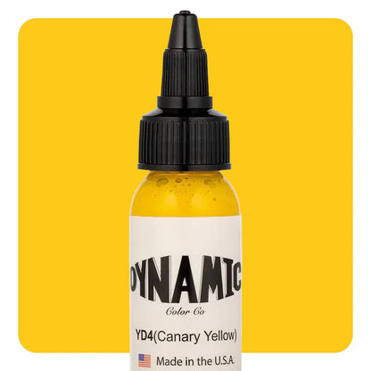 Dynamic Canary Yellow Tattoo Ink - 1oz. Bottle