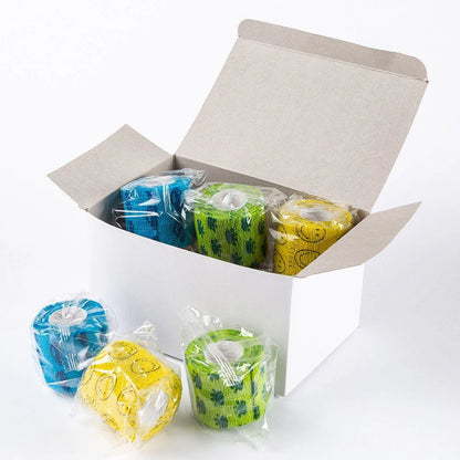 EZ Cohesive Bandages 12 ROLLS 2” x 5 yards