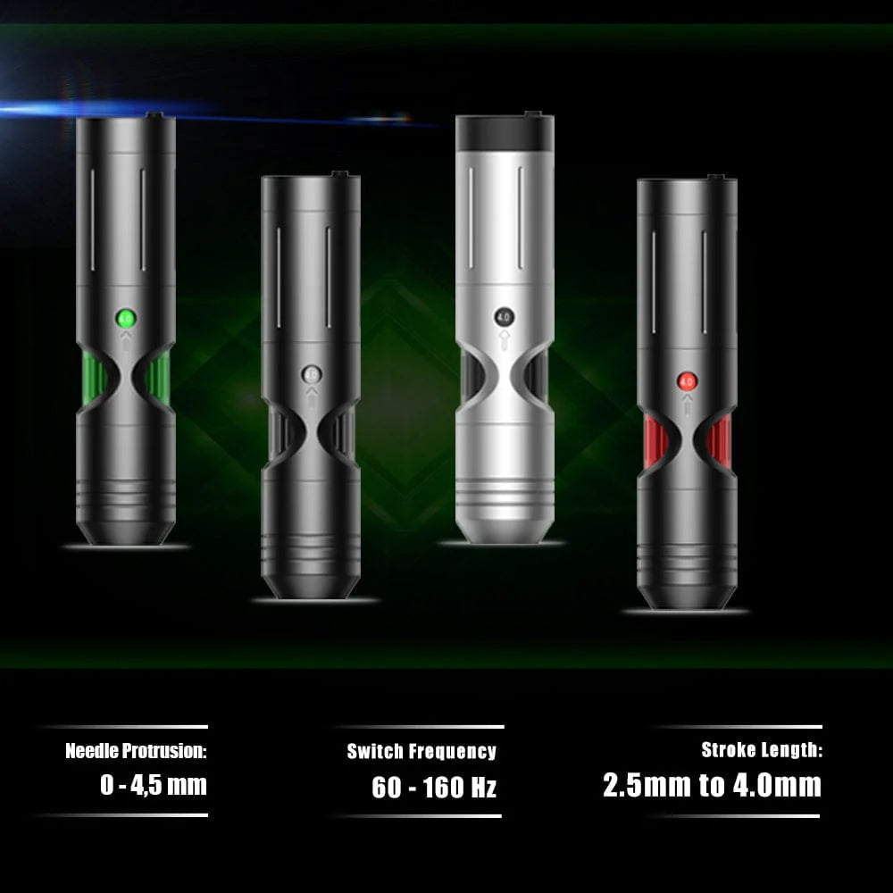 EZ P3 Wireless Battery Six Options Adjustable Stroke Tattoo Pen Machine