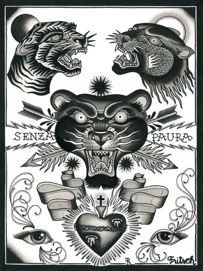 Echoes of Time — 25 Years of Tattoo Art — Hardcover Book + Travel Tool Book