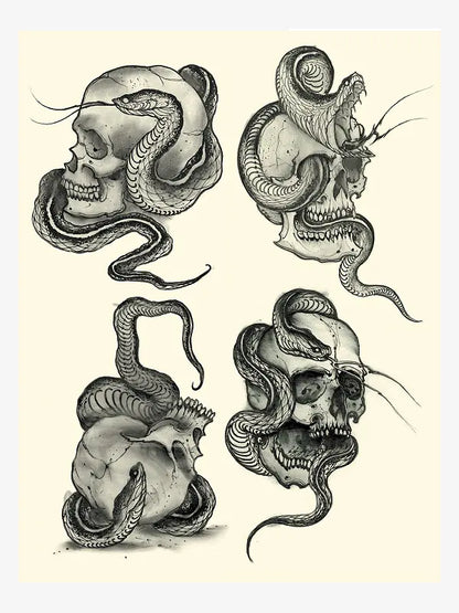 Echoes of Time — 25 Years of Tattoo Art — Hardcover Book + Travel Tool Book