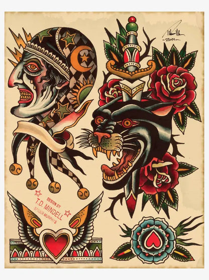 Echoes of Time — 25 Years of Tattoo Art — Hardcover Book + Travel Tool Book