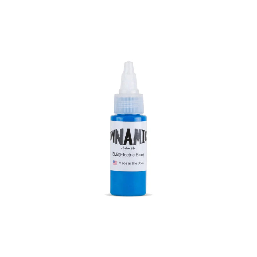 Dynamic Electric Blue Tattoo Ink - 1oz. Bottle