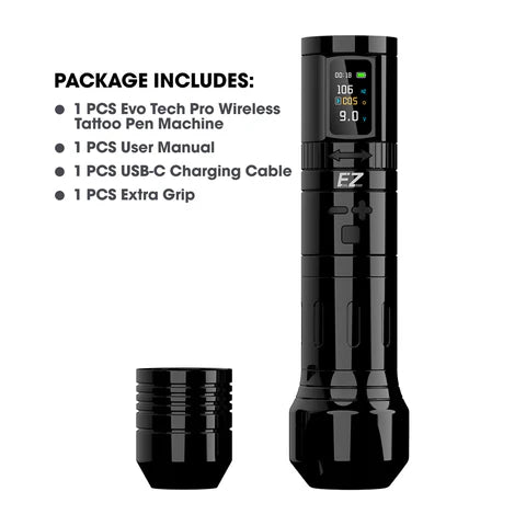 EvoTech Pro PWM speed adjustment Wireless Battery Tattoo Pen Machine
