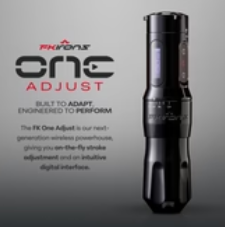 FK One Adjust Wireless Tattoo Machine - Gunmetal