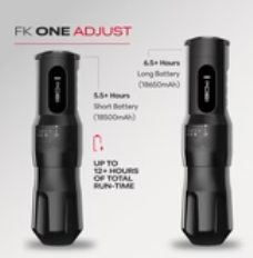 FK One Adjust Wireless Tattoo Machine - Pop Pink