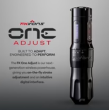 FK One Adjust Wireless Tattoo Machine - Pop Pink