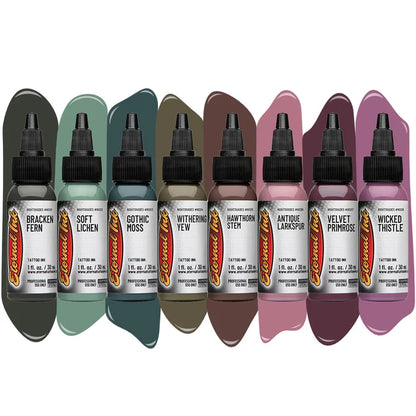 Eternal Tattoo Ink — 1oz —Gia Rose Nightshades Set of 8 Bottles